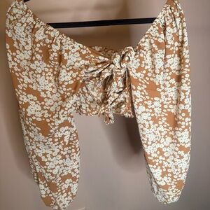 Sabo Floral Bow Detail Top